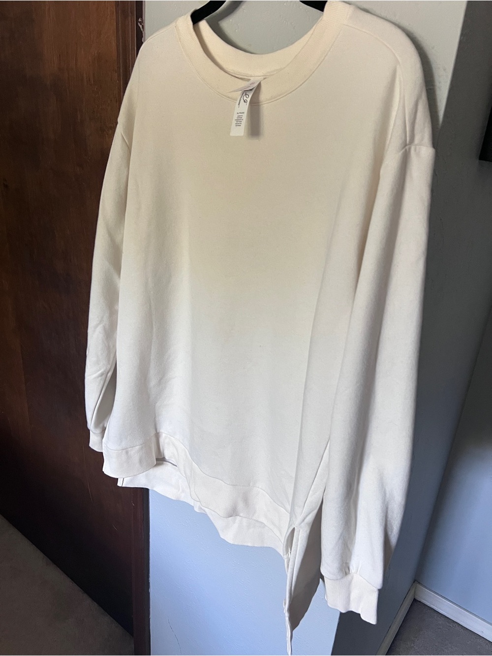 Women's Cream Crewneck Sweatshirt
